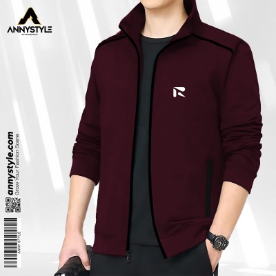 Men's China Jacket Maroon