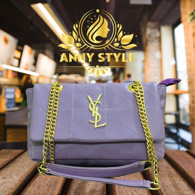 Premium YSL Box Bags Purple