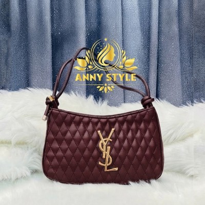 Premium Embroidery YSL Bags Maroon