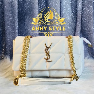 Premium YSL BOX Bags White