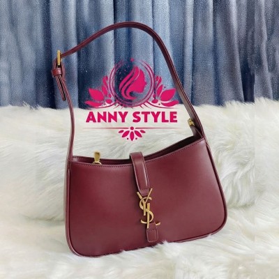 Solid YSL Bags Maroon